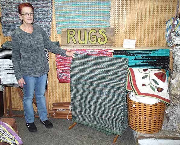 Terry Sandin - rug display